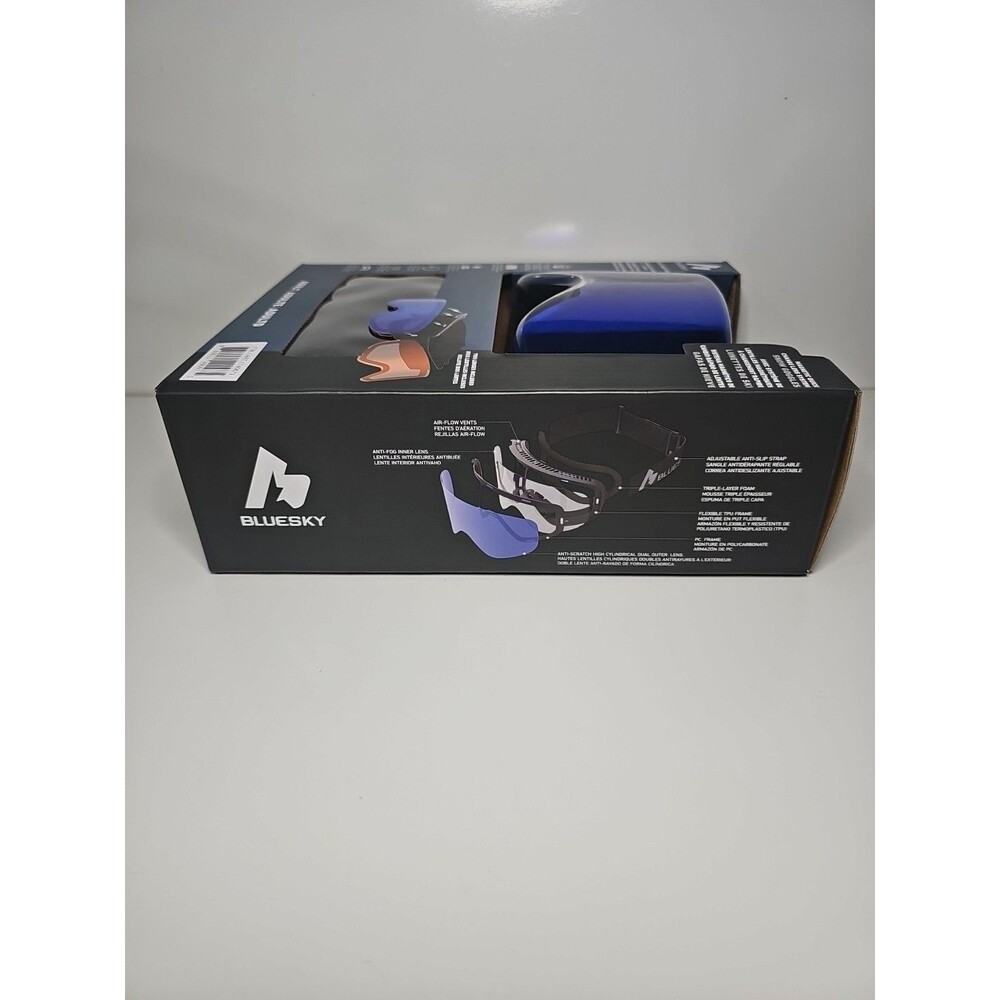 New BLUESKY Adult Snow Goggles with Magnetic Quick Change Lens System 2 Lenses - Picture 8 of 8